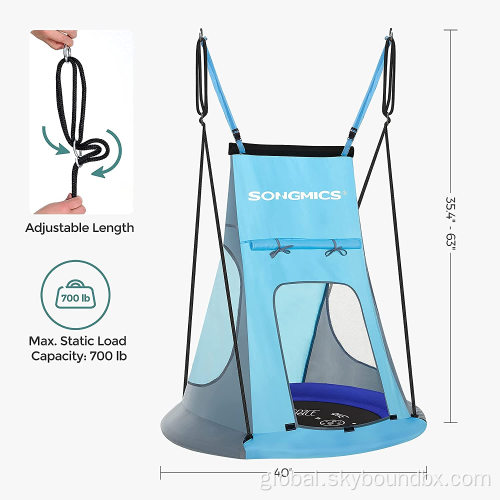 Kids Hanging Tree Swing with Tent